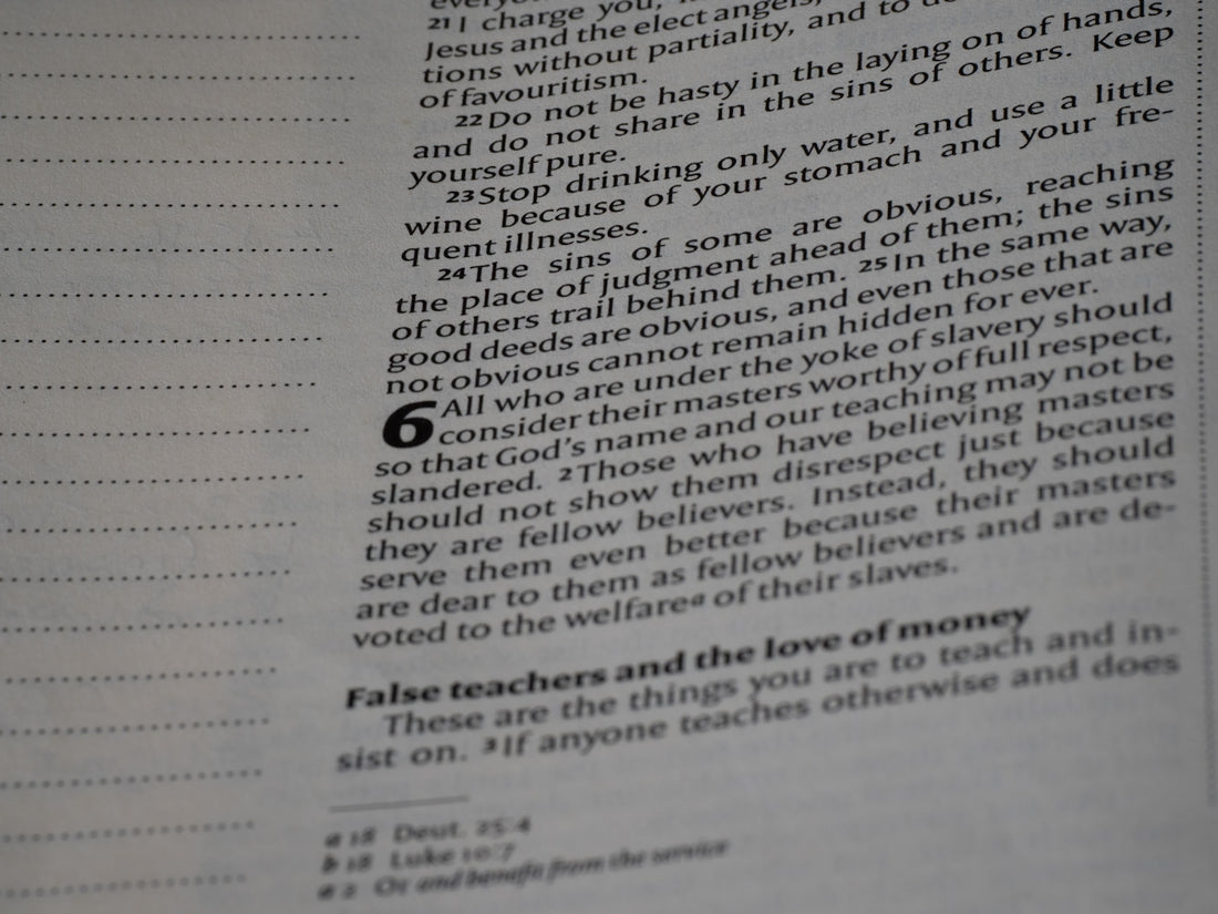 Bible verses about false teachers and masters