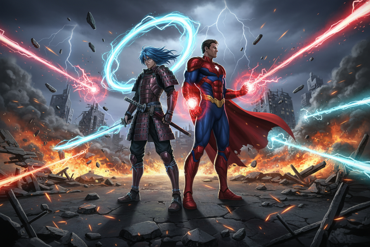 Superhero × Anime