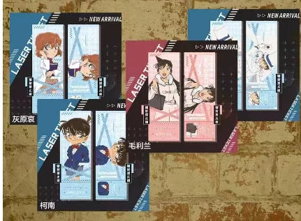 30pc/box New Detective Conan Boxed Double-sided Small LOMO Cards Animation Card Book Mark Conan