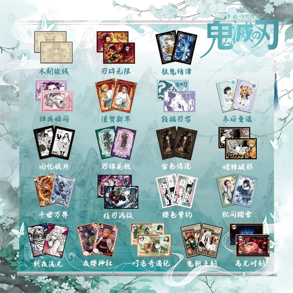 Wholesale Demon Shikishi Slayered Art Board Collection Rare Anime Character Cards Japanese Anime Fans Gift