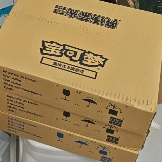 18.0 Booster Box Pokemon Cheap Anime Trading Cards Bulk Mystery Packs Hot Selling Japanese Card Game Box