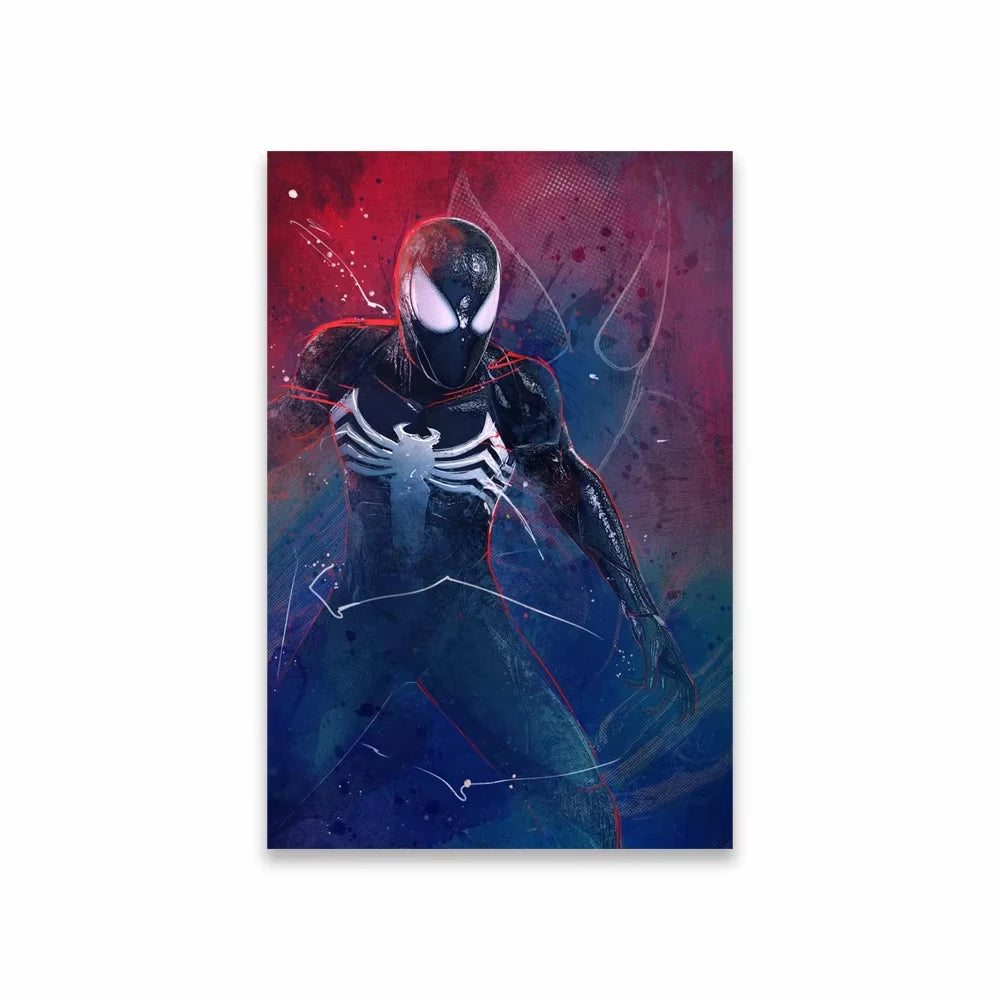 Spider Man  Comics Poster Superhero Cartoon Movie Art Diamond Painting The Amazing Spider Man Prints Bedroom Decoration