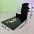 Creative Super Hero Bookshelf Figurines Metal Book Storage Display Desktop Ornament Office Accessories Books Standing Base