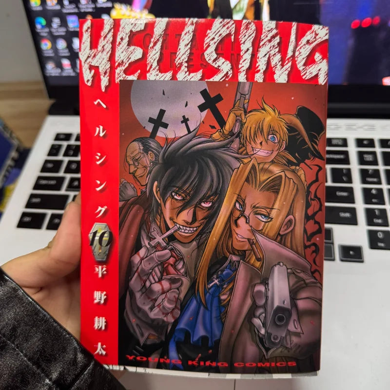 Hellsing Manga Volume 1-10 Japanese Version Original Imported from Japan Kenta Hirano Royal Order of the Knights Comic Book