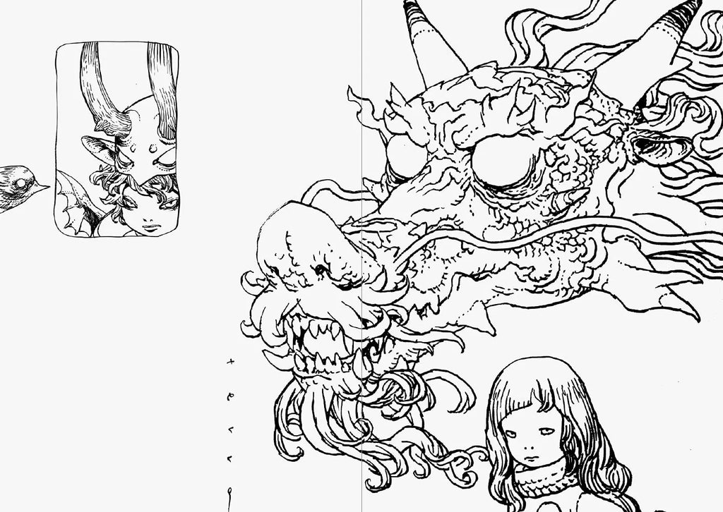 Katsuya Terada Sketch Art Works Japanese illustration Collection Book Sketch Manuscript Line Drawing Books