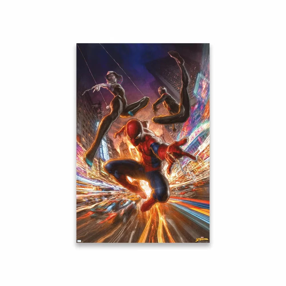 Spider Man  Comics Poster Superhero Cartoon Movie Art Diamond Painting The Amazing Spider Man Prints Bedroom Decoration