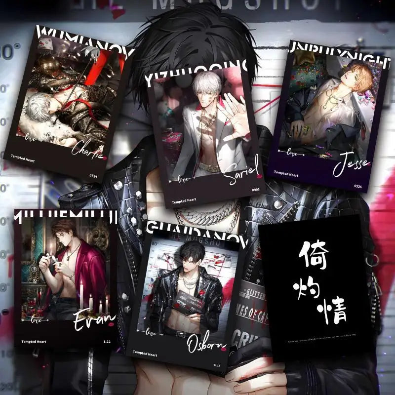 5PCS Anime Light and Night Osborn Lomo Small Card Photocard HD Small Album Photo Cards For Fans Collection Postcard Friend Gifts