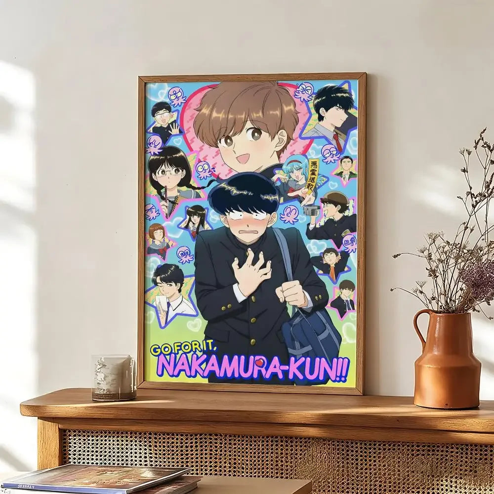 Manga G-Go for It, N-Nakamura! Poster Self-adhesive Paper Print Home Living Room Bedroom Entrance Bar Cafe Art