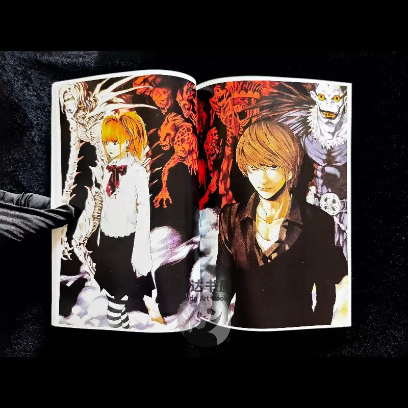 Death Note Takeshi Obata Art Book Paperback Version Artwork Anime Setting Book Manga Light Yagami L Misa Amane Comic Manga