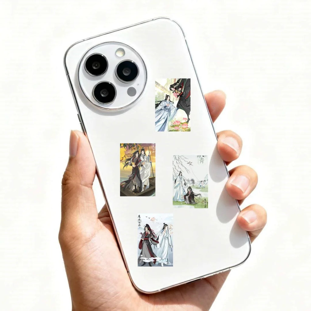 50Pcs Anime Grandmaster of Demonic Cultivation Graffiti Stickers Mo Dao Zu Shi Wei Wuxian Lan Wangji Cosplay Decals Fans Gifts