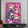 Manga Doki Literature Club Poster High-definition posters, wall art for living room and home decor.