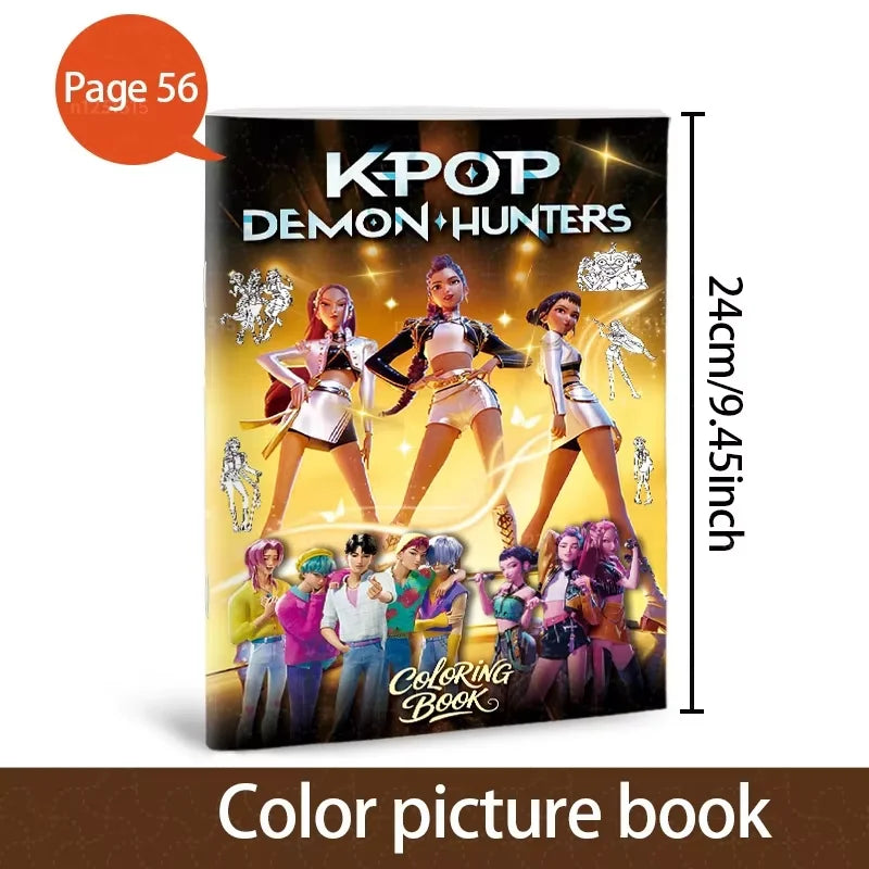 2026 New Coloring Books Anime Cartoon Line Drawing Childrens Sketch Picture Book Kids Birthday Gift Christmas Gift