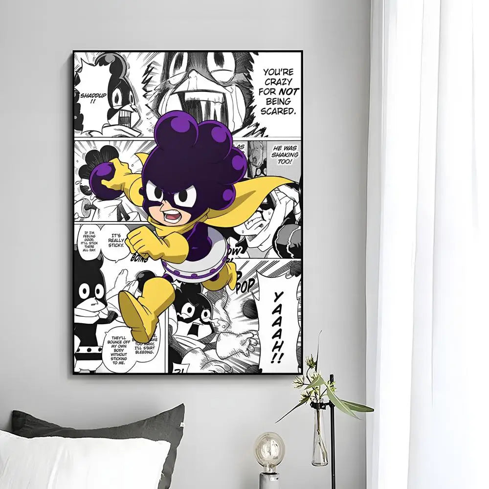 M-My Hero Academia Anime Poster Wall Art Print Poster Decorative Mural Home Decor Gift Unframed