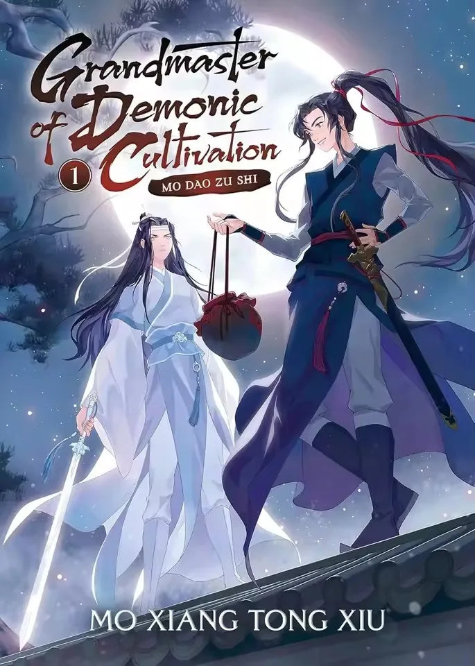 5books/set English fiction books Grandmaster of Demonic Cultivation Mo Dao Zu Shi Novel Vol. 1-5 Comic Book English Manga Novel
