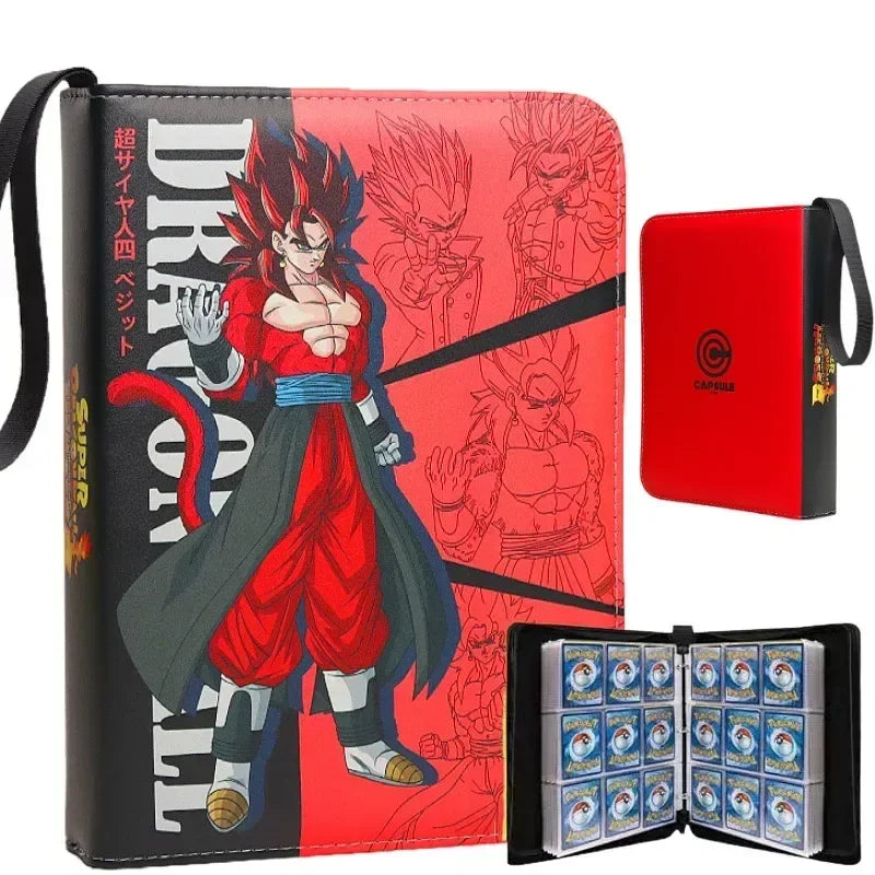 400/900pcs Dragon Ball Anime Card Album Book Collection Card Storage Folder Hold Vegeta Iv Game Cards Binder Holder Collect Gift