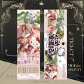 Light and Night Laser Ticket Sariel Charlie Osborn Double-Sided HD Bookmark Greeting Card Cosplay Anime Lovers Gift