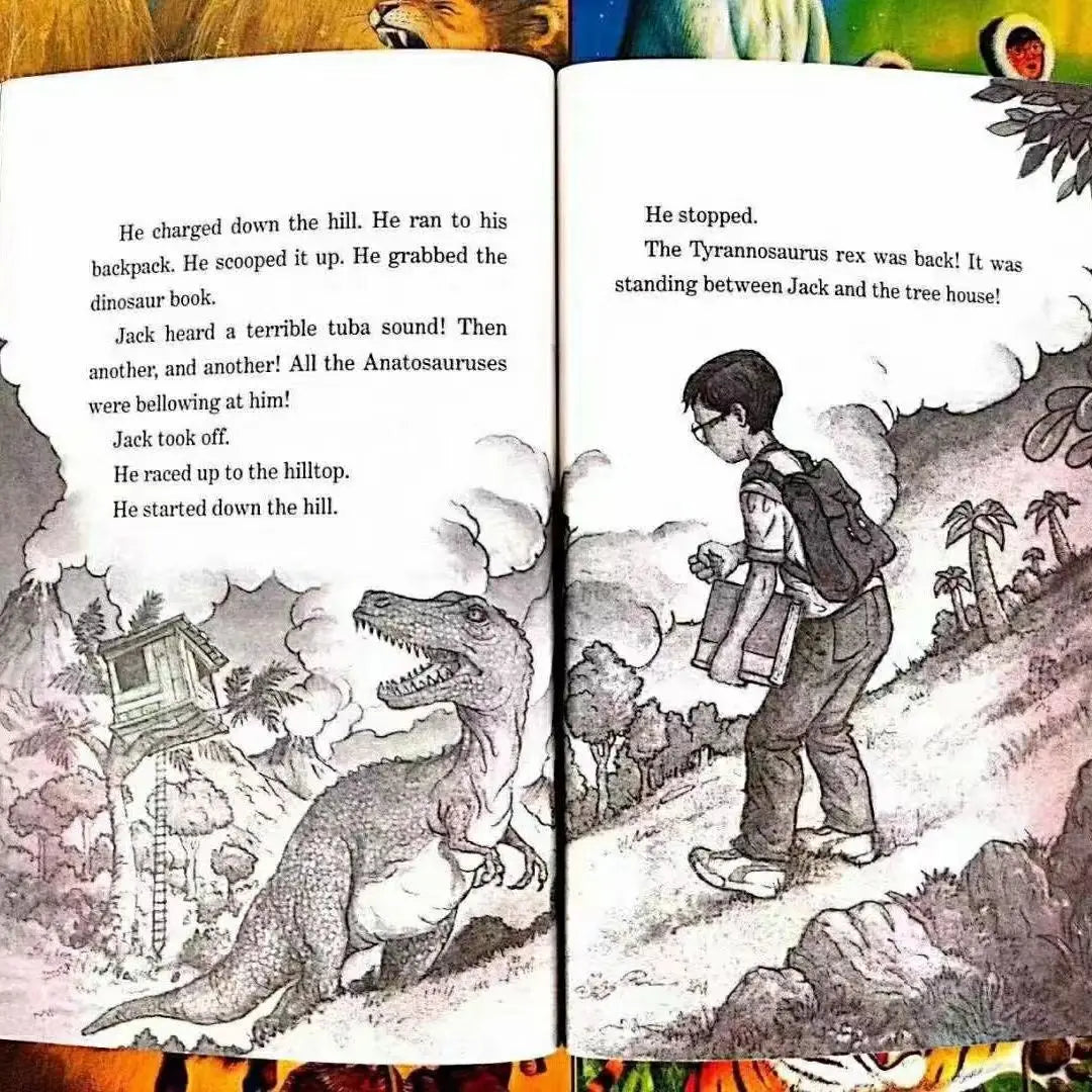 Magic Tree House 1-28 Children's English Reading Books Set 28 Volumes Chapter Bridge Book for Kids English Literature