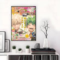 M-My Hero Academia Poster High-definition  poster stickers, suitable for bedroom, living room, home decoration