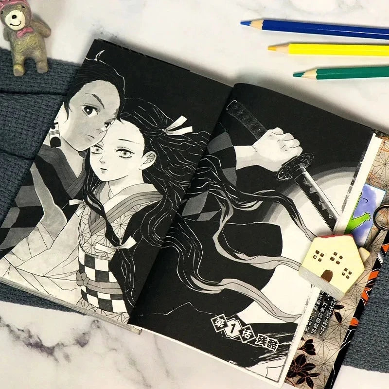 23 Books Anime Demon Slayer Kimetsu No Yaiba Manga Volume 1-23 English Version Comic Book