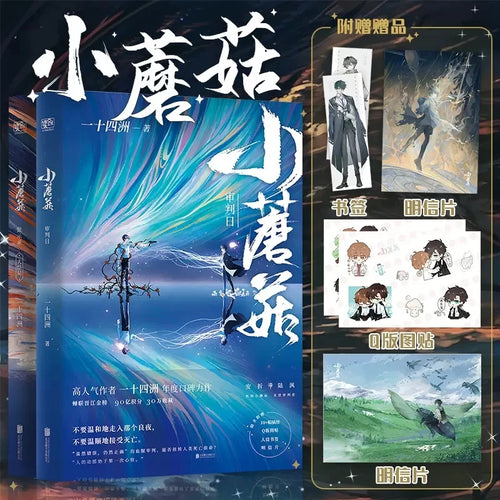 2 Books/set Little Mushroom Chinese Novel Adult Love Fiction Book Youth Literature Campus Novels libros