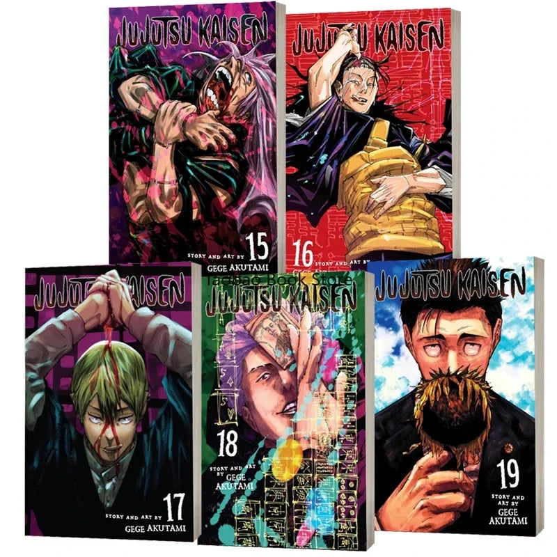 1 Book Anime Jujutsu Kaisen Japan Youth Teens Fantasy Science Mystery Suspense Manga Comic Book English Split for sale livre
