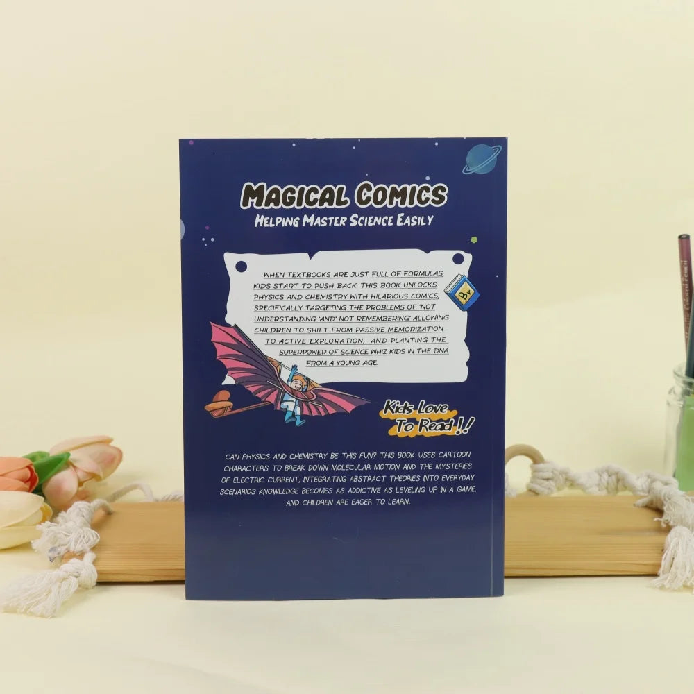 comic form to teach mathematics, physics, and chemistry knowledge, designed to stimulate interest in learning