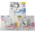 Manga Line Drawing Practice Book, Zero-Basis Comic Character Sketch Copy Notes, Art Learning Workbook For Self-Study