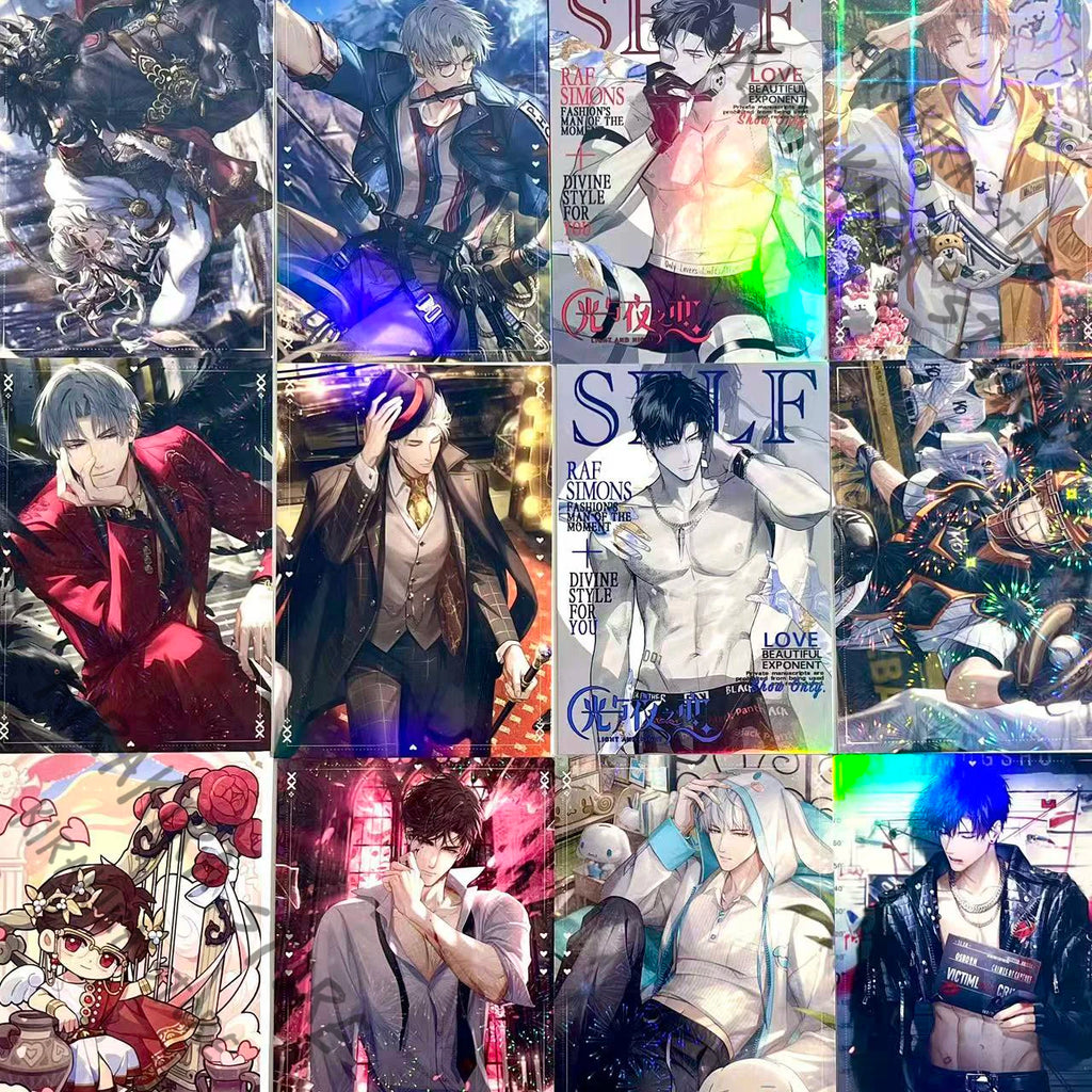 Light and Night Charlie Jesse Envelope Postcard Cosplay Osborn Evan Sariel Anime Bookmark Ornaments Gifts Randomly Thick Card