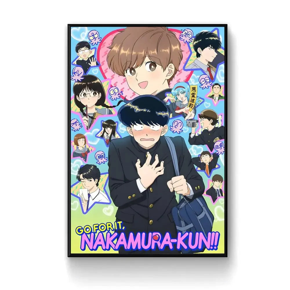 Manga G-Go for It, N-Nakamura! Poster Self-adhesive Paper Print Home Living Room Bedroom Entrance Bar Cafe Art