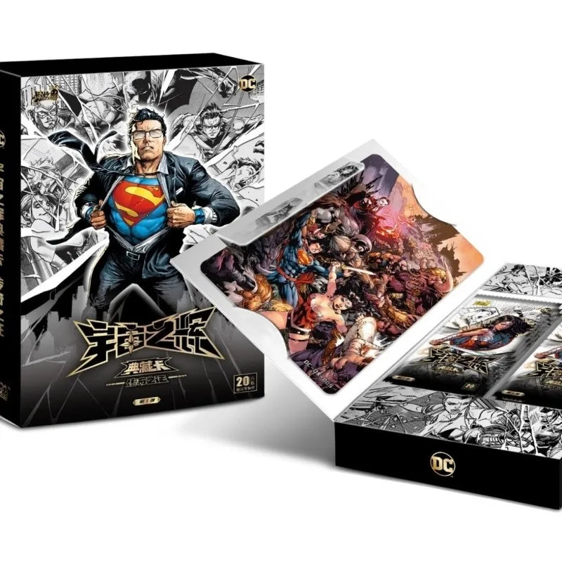 KAYOU Genuine DC Comics Collection Card The Radiance of The Universe Vol.1 2  Batman The Flash Superman Anime for Fans Toy Gift