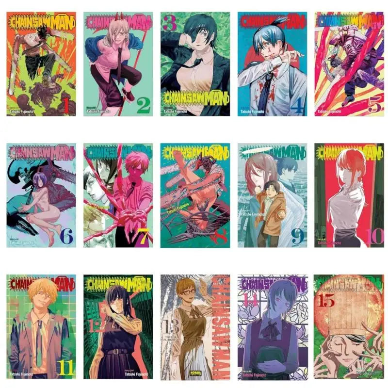 English Original Manga Chainsaw Man, Vol.1-17 Single Volume, Chainsaw Man Manga, Fujimoto Tree, Original Import, English Manga
