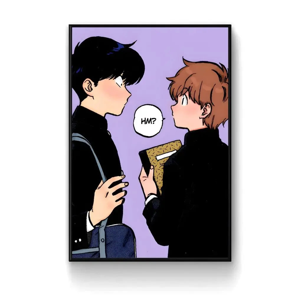 Manga G-Go for It, N-Nakamura! Poster Self-adhesive Paper Print Home Living Room Bedroom Entrance Bar Cafe Art