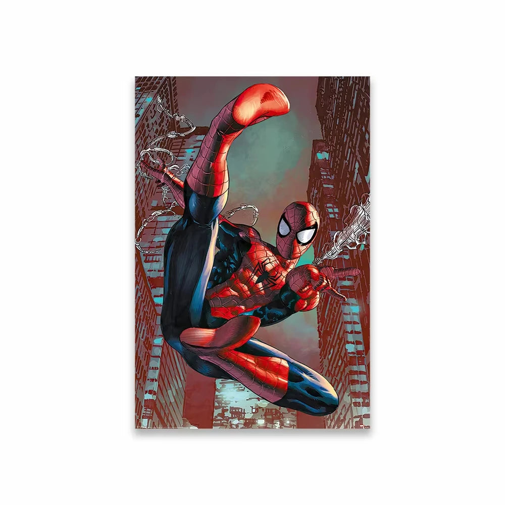 Spider Man  Comics Poster Superhero Cartoon Movie Art Diamond Painting The Amazing Spider Man Prints Bedroom Decoration