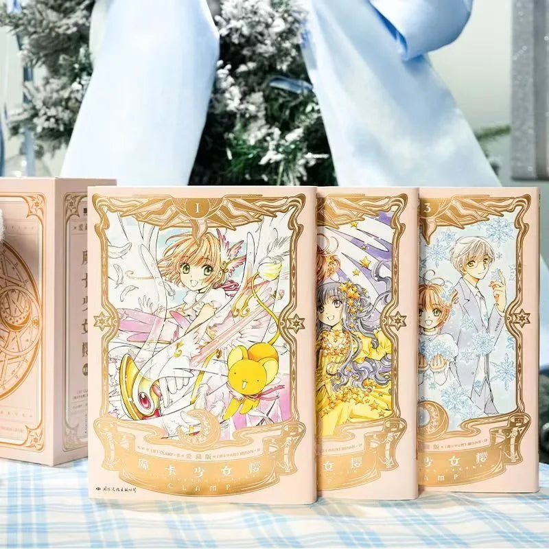 3 Books Cardcaptor Sakura Manga/Manhwa Book Vol.1-3 Magical Girl Story Comics Simplified Chinese Version
