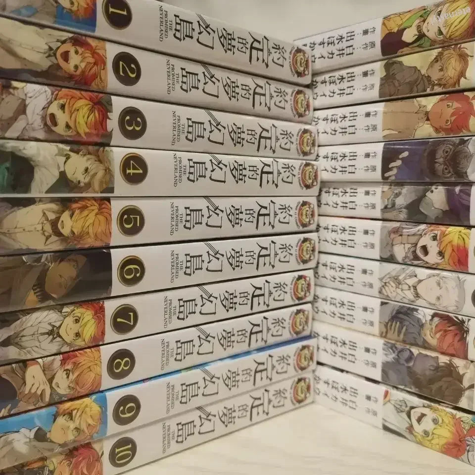 Libro DIFUYA 20 Books Japanese Manga The Promised Neverland Youth Magic Adventure Comic Book Chinese Libro Livre High Quality Ve