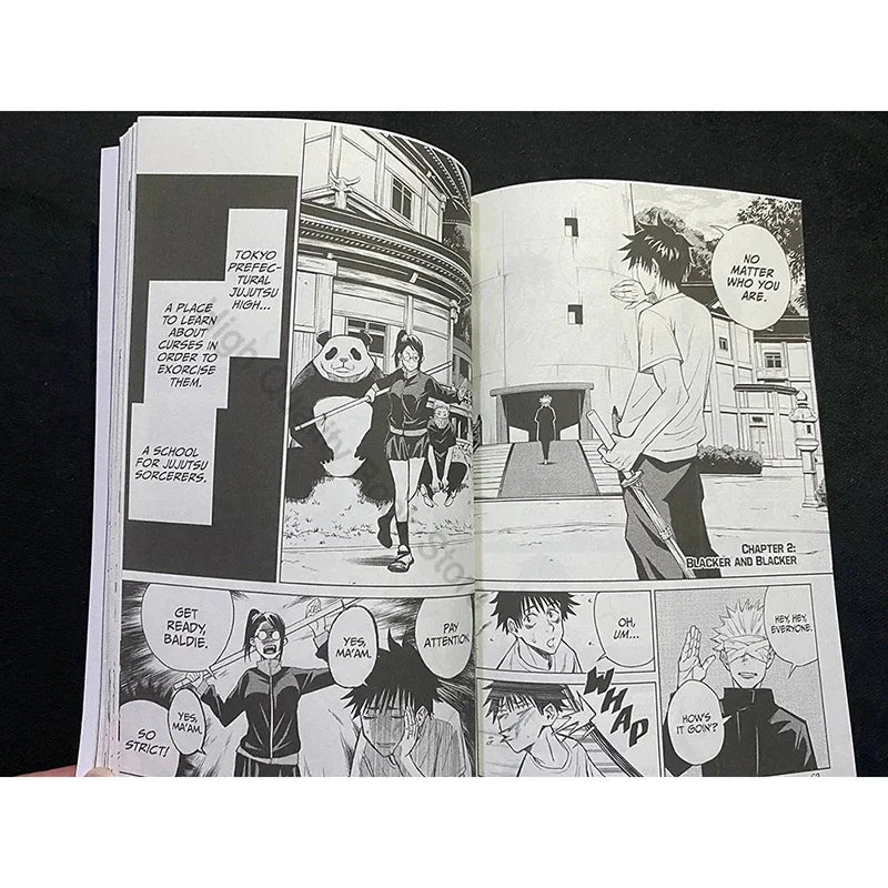 Manga Book 2 Volume Jujutsu Kaisen Japan Youth Teens Fantasy Science Mystery Suspense Manga Comic Book English