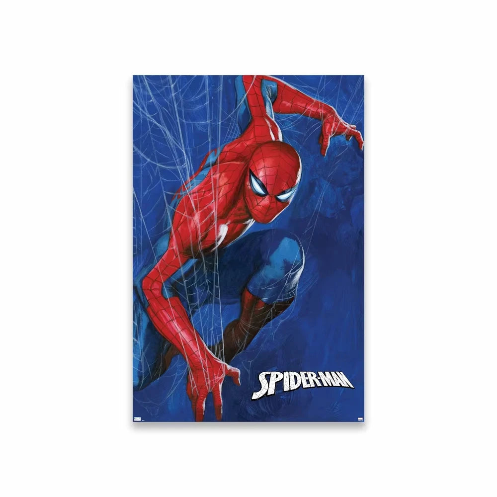 Spider Man  Comics Poster Superhero Cartoon Movie Art Diamond Painting The Amazing Spider Man Prints Bedroom Decoration