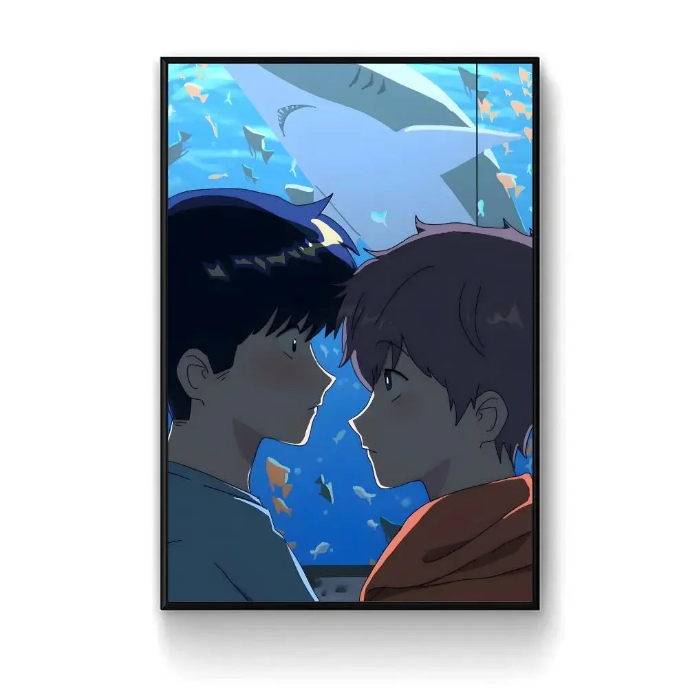 Manga G-Go for It, N-Nakamura! Poster Self-adhesive Paper Print Home Living Room Bedroom Entrance Bar Cafe Art