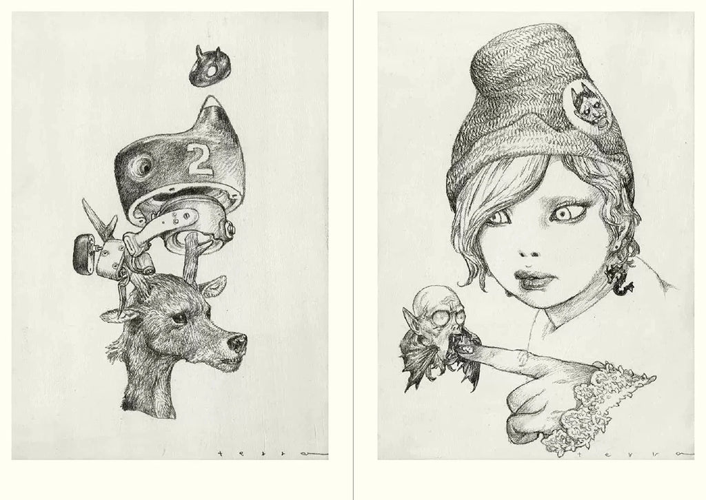 Katsuya Terada Sketch Art Works Japanese illustration Collection Book Sketch Manuscript Line Drawing Books