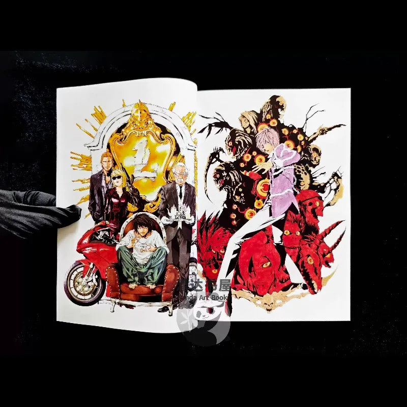 Death Note Takeshi Obata Art Book Paperback Version Artwork Anime Setting Book Manga Light Yagami L Misa Amane Comic Manga