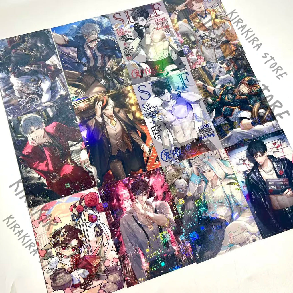 Light and Night Charlie Jesse Envelope Postcard Cosplay Osborn Evan Sariel Anime Bookmark Ornaments Gifts Randomly Thick Card